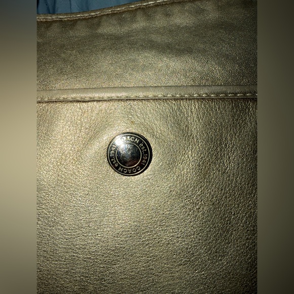 Coach 2008 Metallic Leather Two Way Bag Satchel - Picture 5 of 15